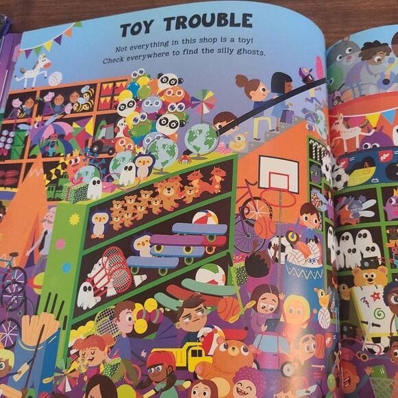 Halloween Book Look There's A Ghost Educational and Colorful Search And Find - Picture 10 of 13